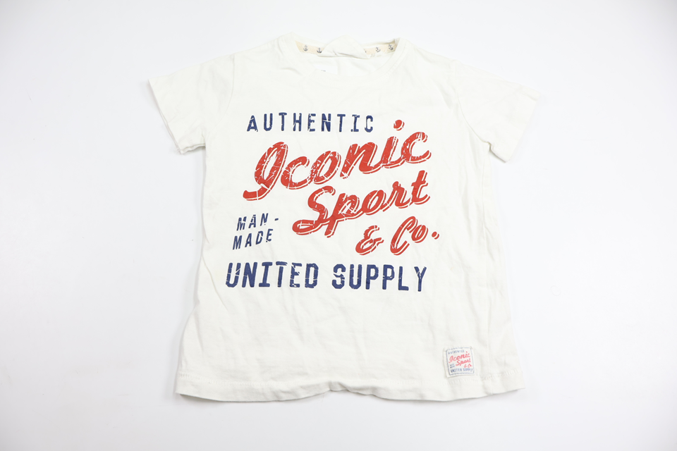 T-shirt fra Iconic Sports - Størrelse 104 - Hvid
