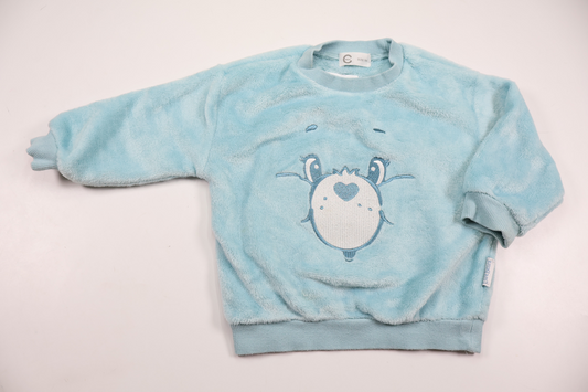 Tröja i fleece med Care Bears från Cubus - Storlek 74 - Blå