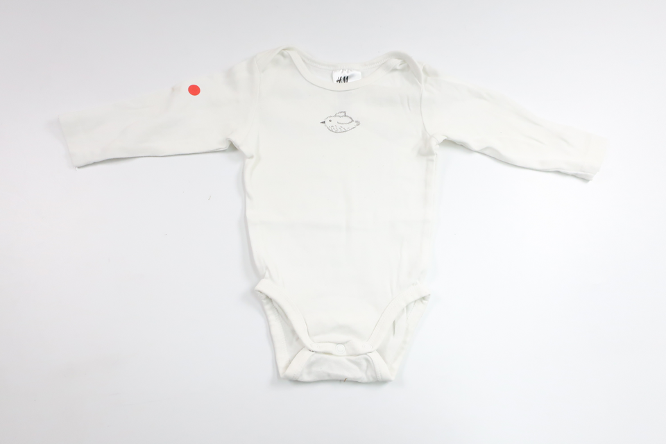 Bodysuit fra H&M - Størrelse 62 - Hvid