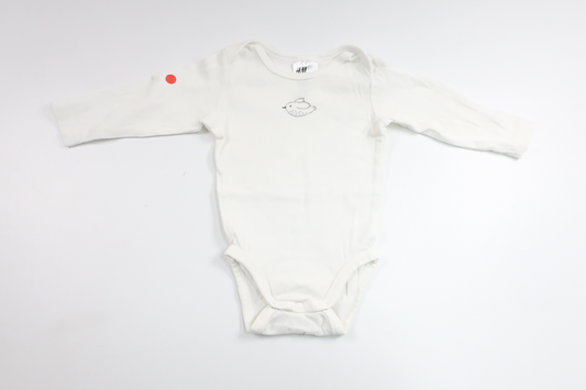 Bodysuit fra H&M - Størrelse 62 - Hvid