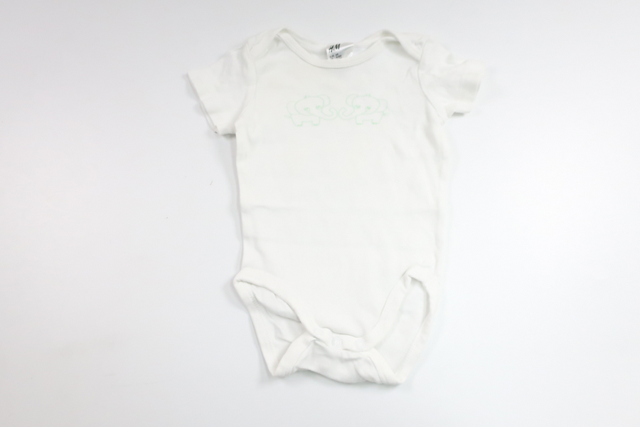 Bodysuit fra H&M - Størrelse 68 - Hvid