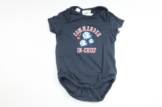 Bodysuit fra BPC - Størrelse 68/74 - Marineblå