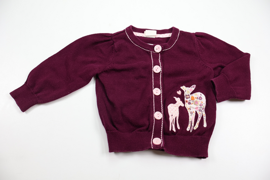 Cardigan fra H&M - Størrelse 68 - Lilla