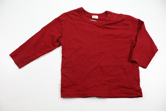 Sweater fra H&M - Størrelse 74 - Bordeauxrød