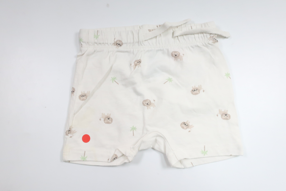 Shorts fra H&M - Størrelse 62 - Hvid