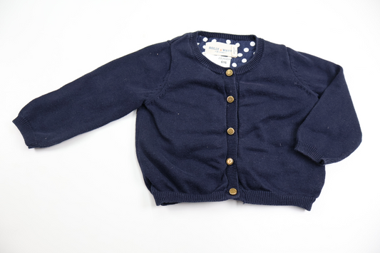 Cardigan fra Holly & Whyte - Størrelse 68 - Marineblå