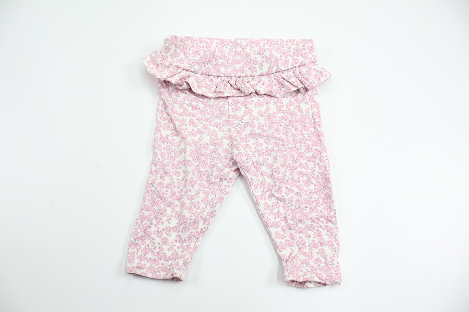 Blomstrede bukser fra Minymo - Størrelse 56 - Rosa