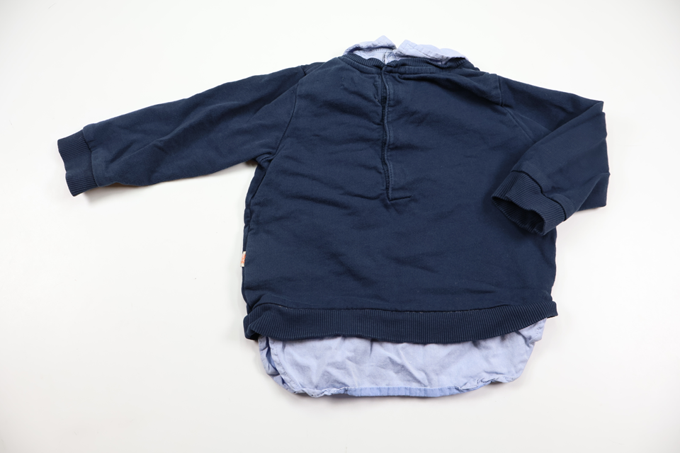 Trøje med indbygget body fra Holly & Whyte - Størrelse 80 - Marineblå