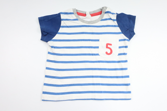 T-shirt fra H&M - Størrelse 68 - Hvid