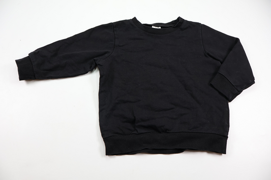 Sweatshirt fra H&M - Størrelse 86 - Sort
