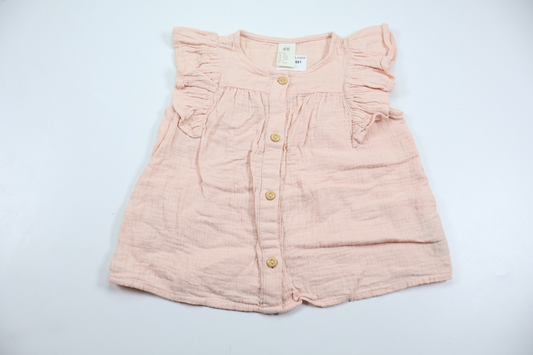 Tunika fra H&M - Størrelse 74 - Lyserød