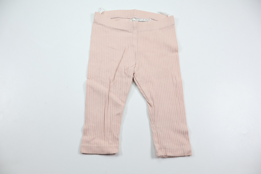 Ribbede bukser fra H&M - Størrelse 74 - Pink