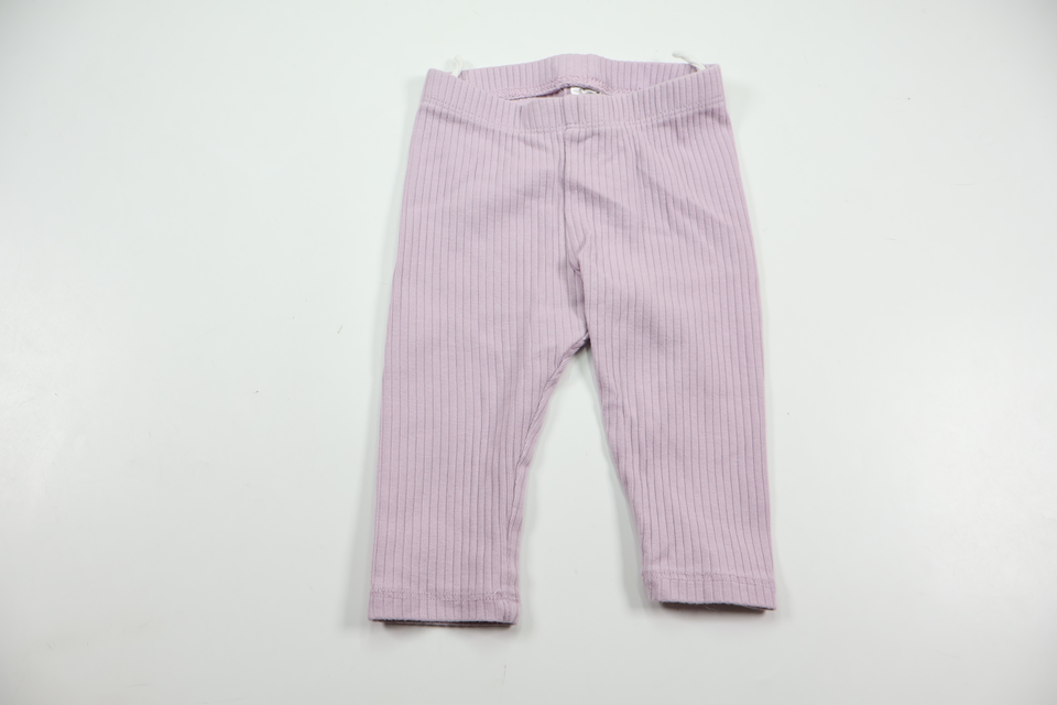 Ribbede bukser fra H&M - Størrelse 74 - Lilla