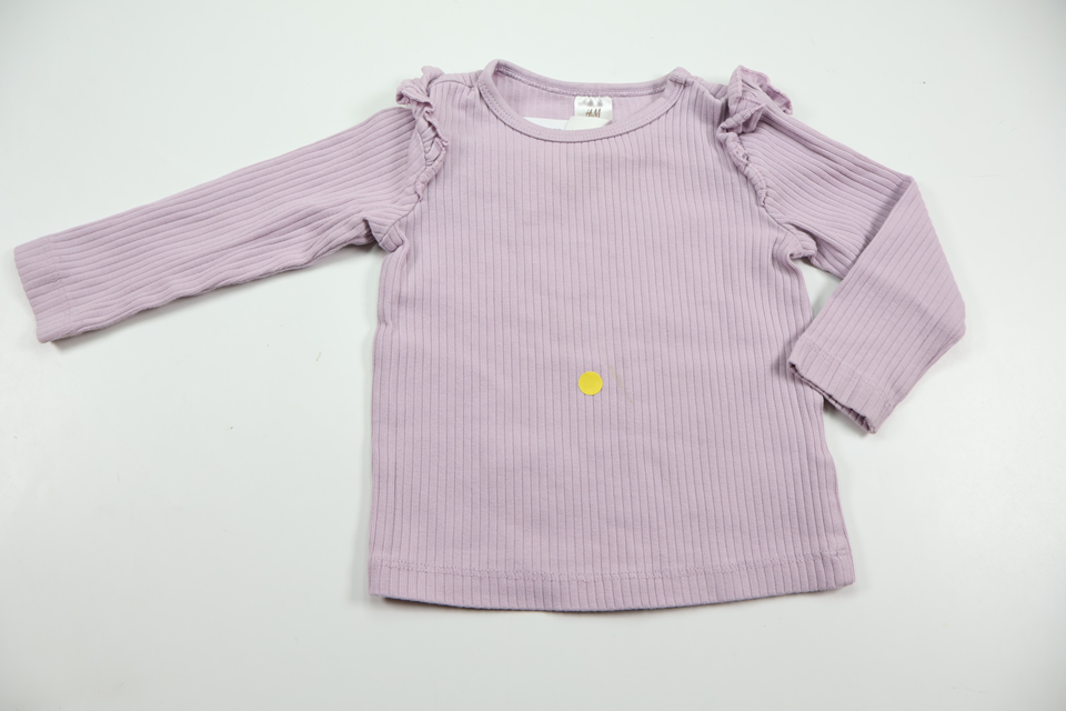 Ribbad tröja från H&M - Storlek 74 - Lila