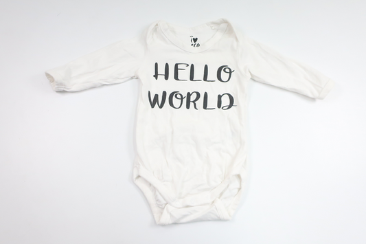 Bodysuit fra ICA I Love Eco - Størrelse 62 - Hvid