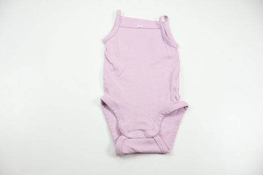 Body med tynde stropper fra H&M - Størrelse 74 - Lilla