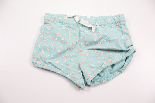 Blomstrede shorts fra H&M - Størrelse 74 - Blå