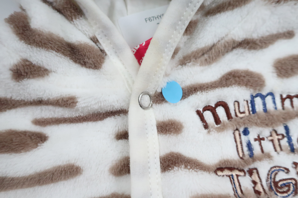 Fleeceoveralls fra My Baby - Størrelse 62/68 - Off-white