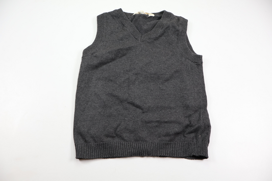 Strikket vest fra H&M - Størrelse 122/128 - Grå