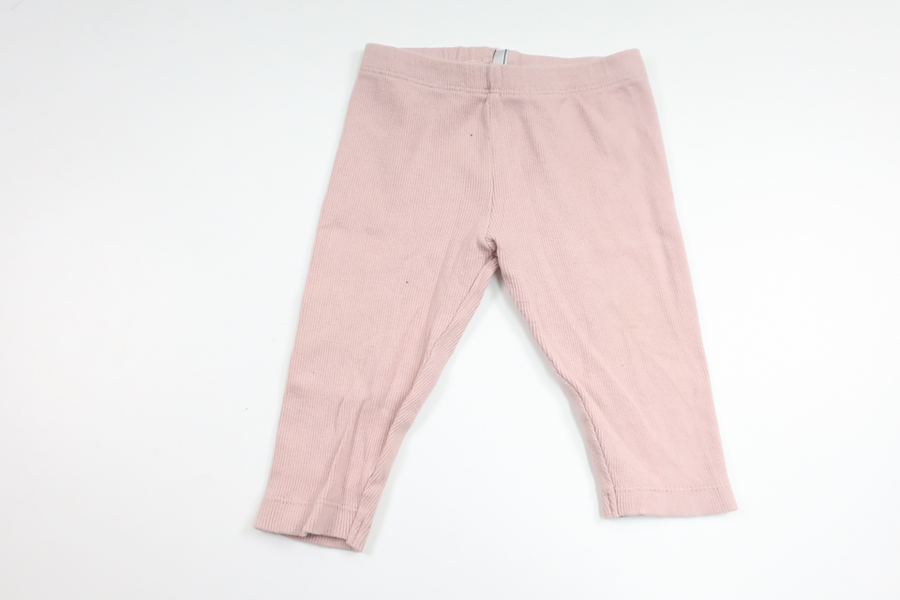 Ribbede bukser fra ICA I Love Eco - Størrelse 68 - Pink