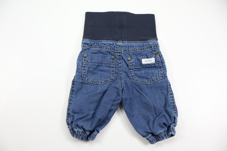 Fodrade jeansbyxor från Newbie - Storlek 56 - Denim