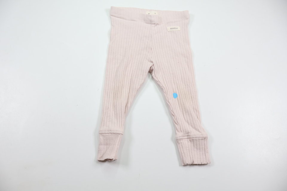 Ribbade byxor från Newbie - Storlek 74 - Rosa