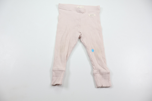 Ribbede bukser fra Newbie - Størrelse 74 - Pink