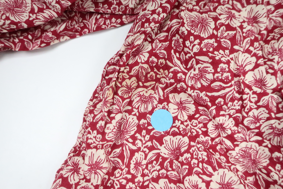 Kjole med matchende bletrusse fra Newbie - Størrelse 80 - Bordeauxrød