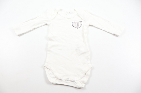 Bodysuit fra Name It - Størrelse 62 - Hvid