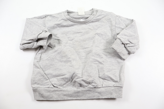 Sweatshirt fra H&M - Størrelse 74 - Grå