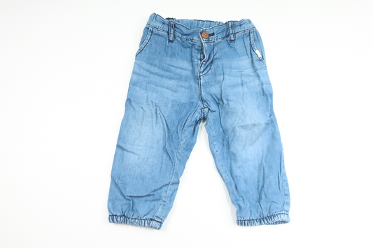 Forede bukser fra Lindex - Størrelse 74 - Denim