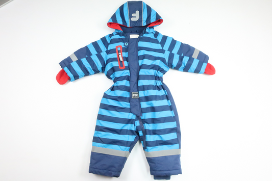 Fleeceforede overalls fra FIX by Lindex - Størrelse 68 - Marineblå