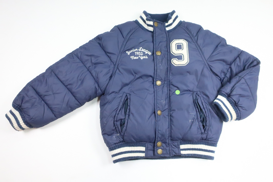 Vinterjakke fra H&M - Størrelse 110 - Marineblå