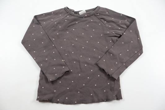 Prikket sweater fra H&M - Størrelse 86 - Grå