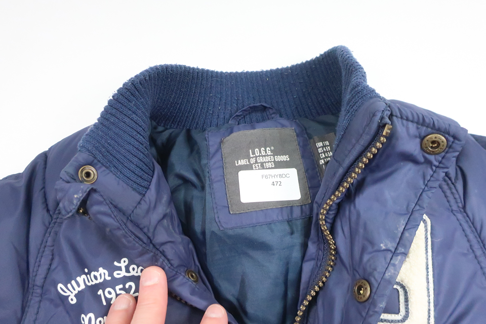 Vinterjakke fra H&M - Størrelse 110 - Marineblå