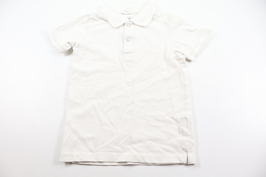 Polo t-shirt fra H&M - Størrelse 104 - Hvid