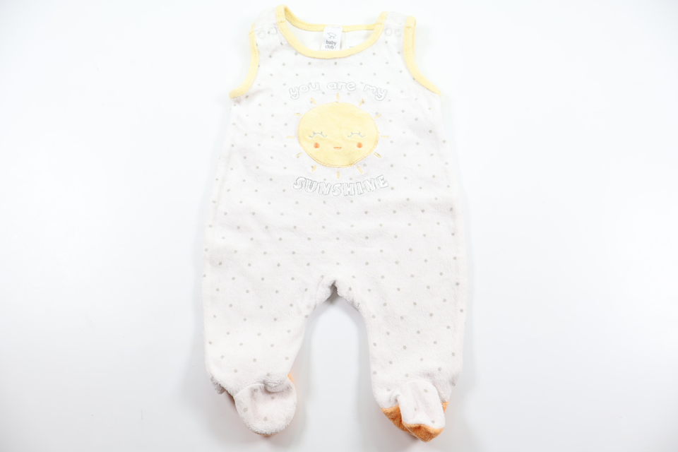 Jumpsuit fra Baby Club by C&A - Størrelse 62 - Hvid