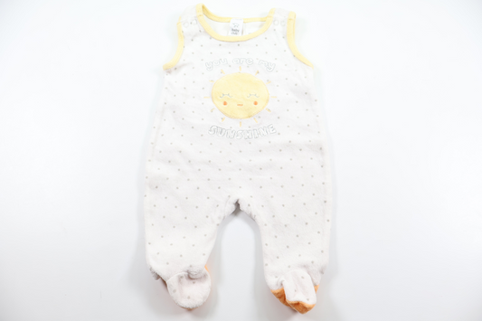 Jumpsuit fra Baby Club by C&A - Størrelse 62 - Hvid