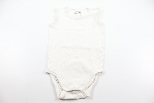 Bodystocking fra Lindex - Størrelse 80 - Hvid