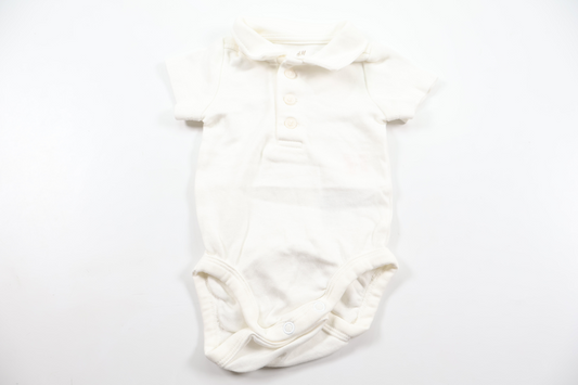 Bodysuit fra H&M - Størrelse 50 - Hvid