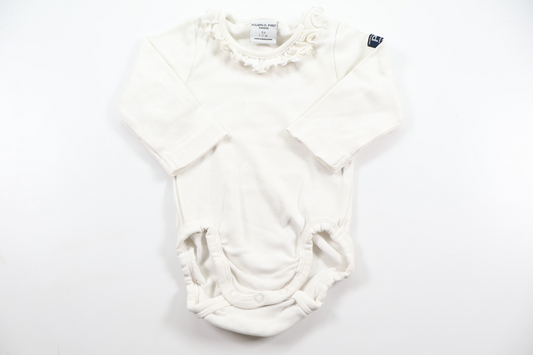 Bodysuit fra Polarn o. Pyret - Størrelse 56 - Hvid