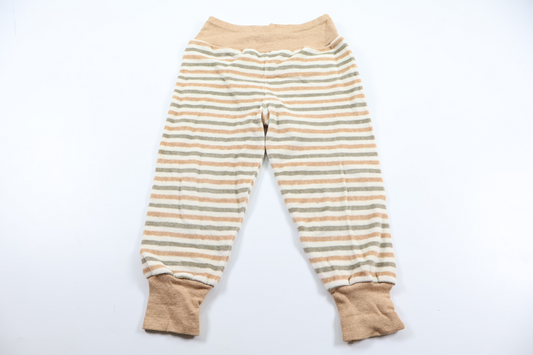 Fleecebukser fra Mini Mundus - Størrelse 70 - Beige