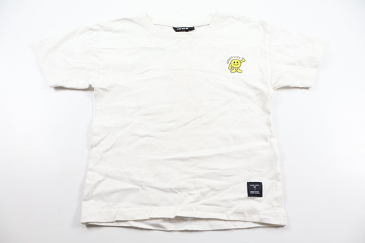 T-shirt fra Lager 157 - Størrelse 100 - Hvid