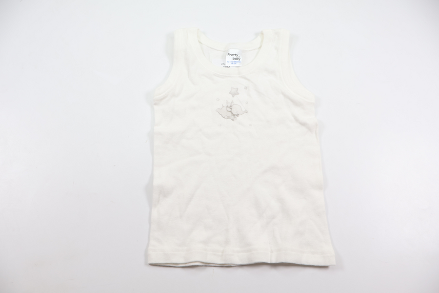 Top fra Pretty Baby - Størrelse 86 - Hvid