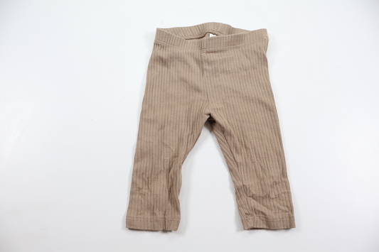 Ribbede bukser fra H&M - Størrelse 62 - Beige