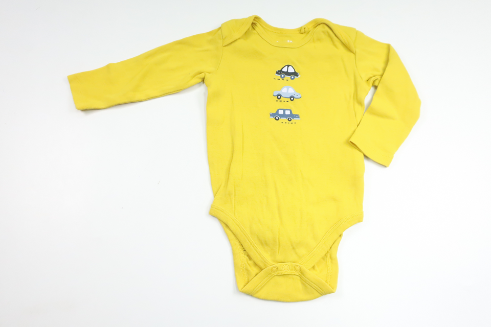 Bodysuit fra Lupilu - Størrelse 74/80 - Gul