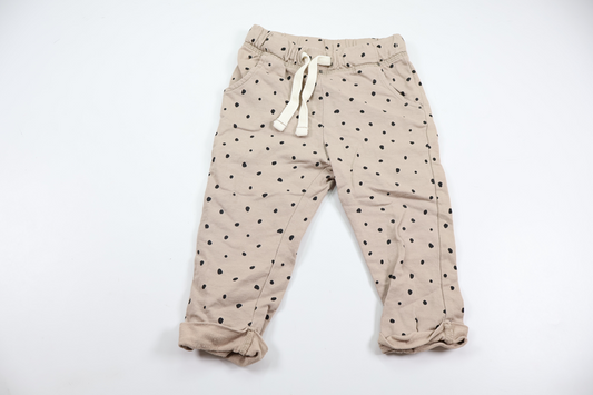 Prikkede bukser fra Lupilu - Størrelse 74/80 - Beige