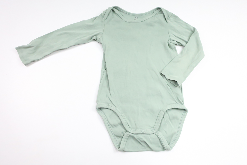 Bodysuit fra H&M - Størrelse 92/98 - Grøn