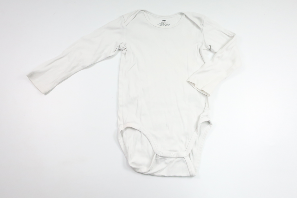 Bodysuit fra H&M - Størrelse 92/98 - Hvid