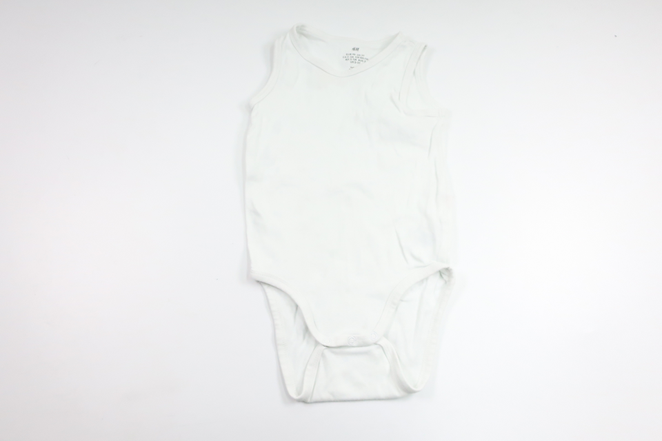 Bodysuit fra H&M - Størrelse 92/98 - Hvid